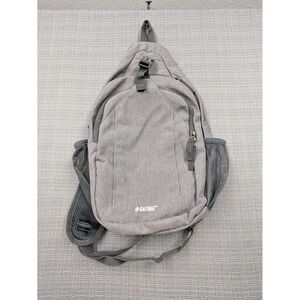 G4Free Gray 17" Sling Backpack Soft Case Water Bottle Pocket Daypack Bag